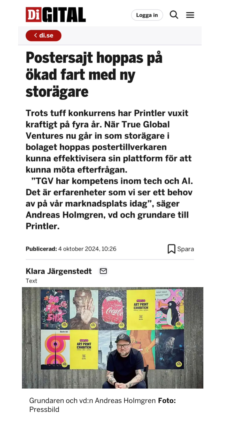 Read more: Dagens Industri
